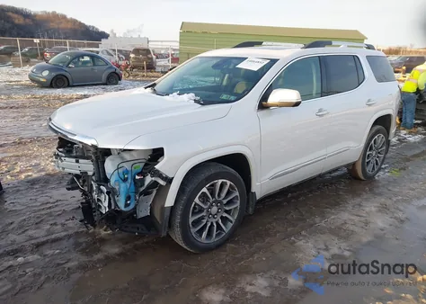 2021 GMC Acadia Awd Denali из США, поврежденный, VIN 1GKKNXLS8MZ108839